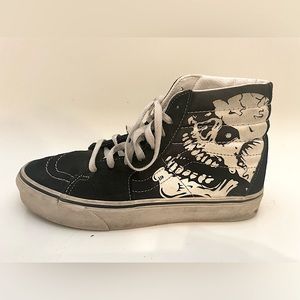 Womens Skull High Top Vans